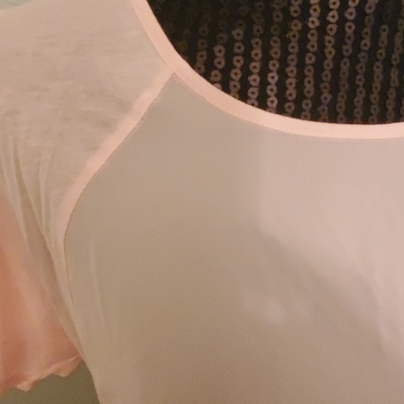 NWT FOREVER 21 Contemporary mixed media top - Picture 5 of 5